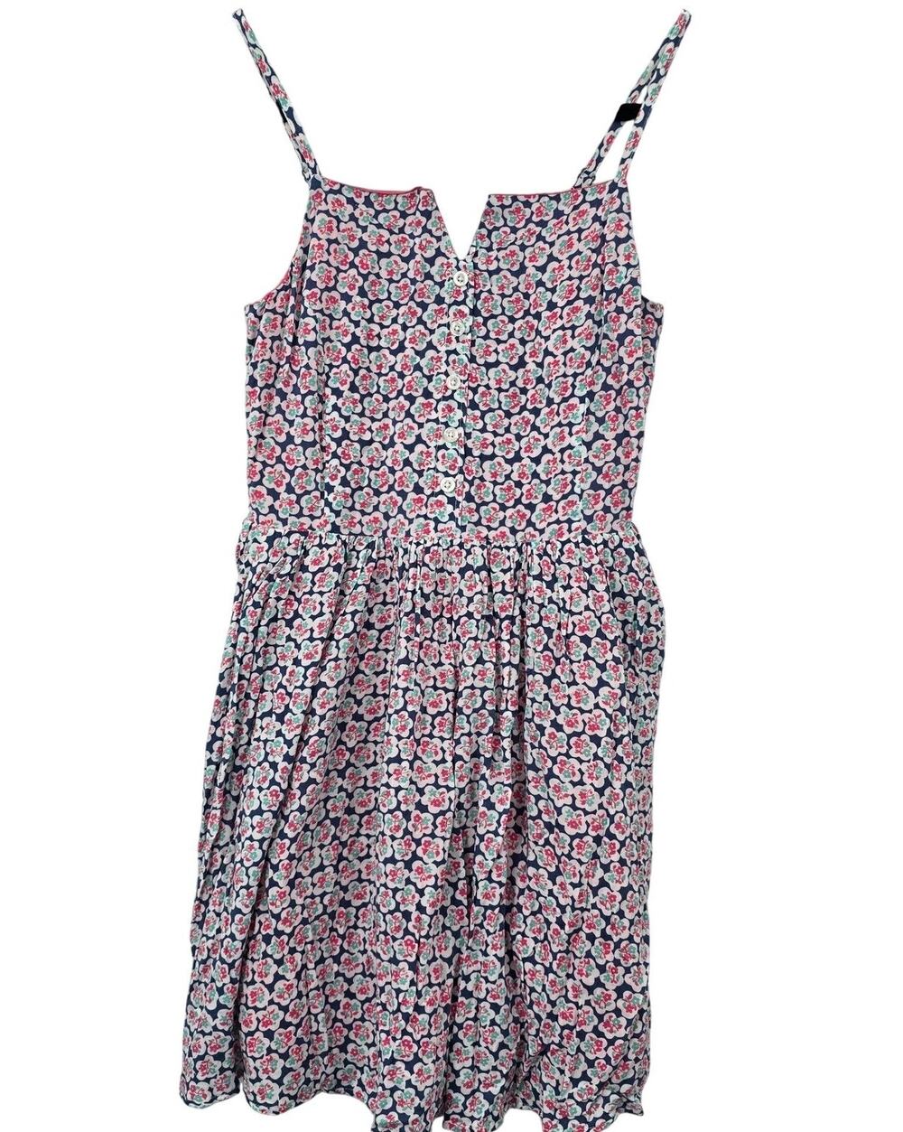 Johnnie B Boden Dress Girls 13-14Y Floral Smocked Sundress Spring Summer Pink